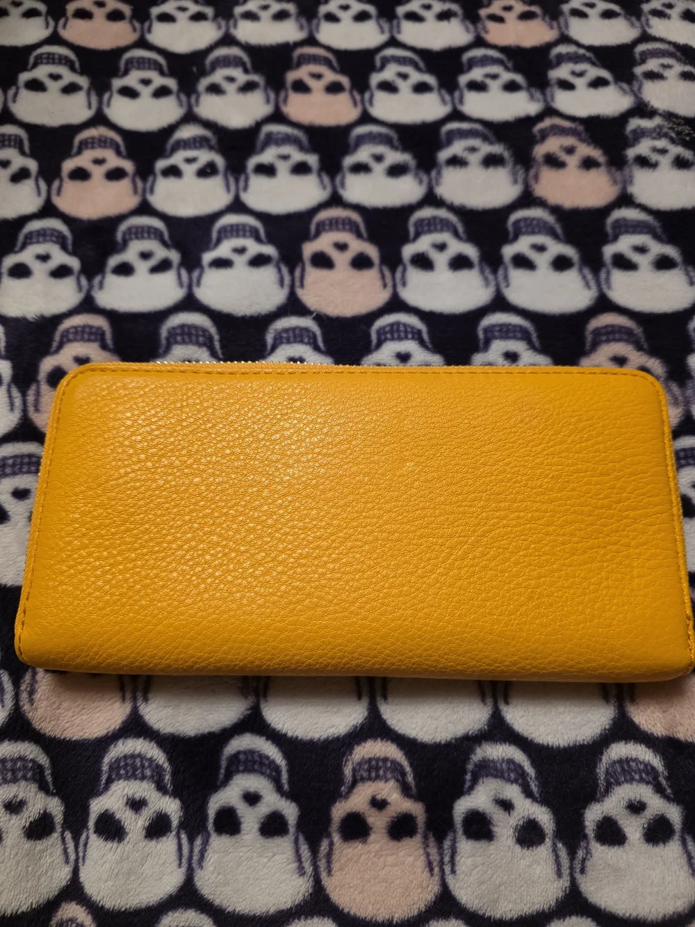 Michael Kors Yellow Zip-Around Leather Wallet